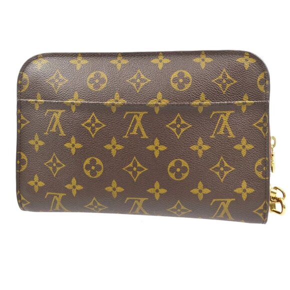 LOUIS VUITTON ORSAY CLUTCH HANDBAG MONOGRAM CANVAS - Picture 9 of 10